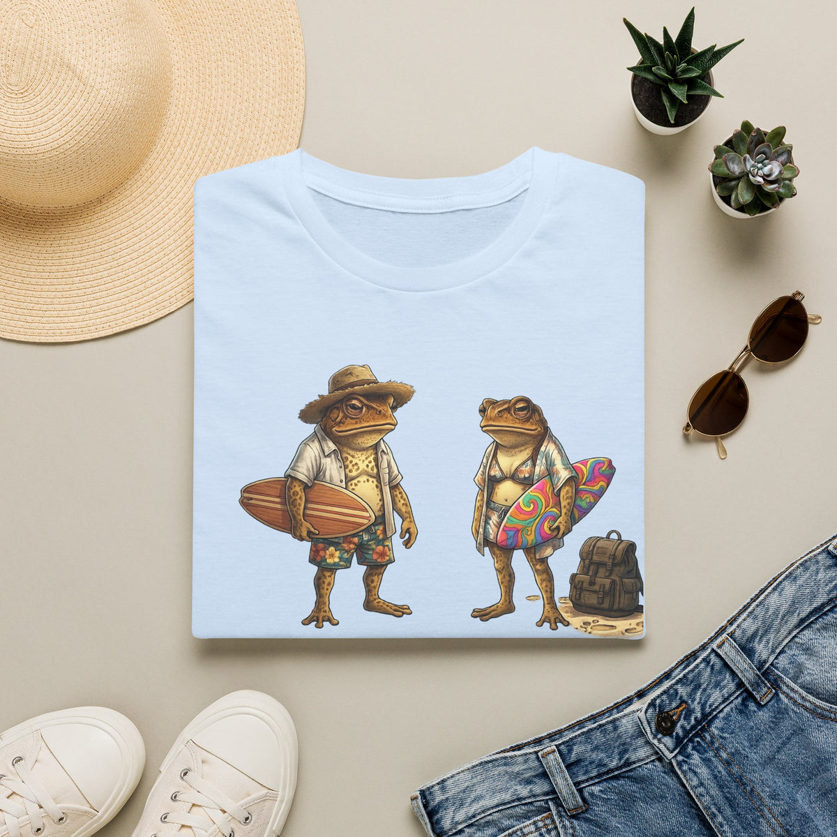 Surfs up Toads Unisex Softstyle T-Shirt