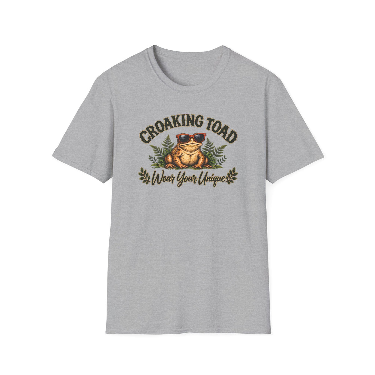 Wear Your Unique Croaking Toad T-Shirt
