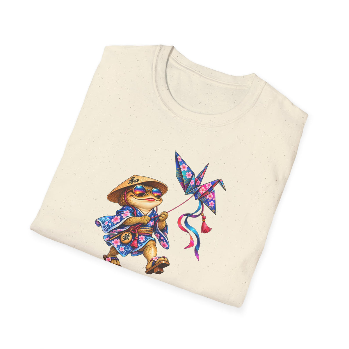 Kite Flying Toad Unisex Softstyle T-Shirt