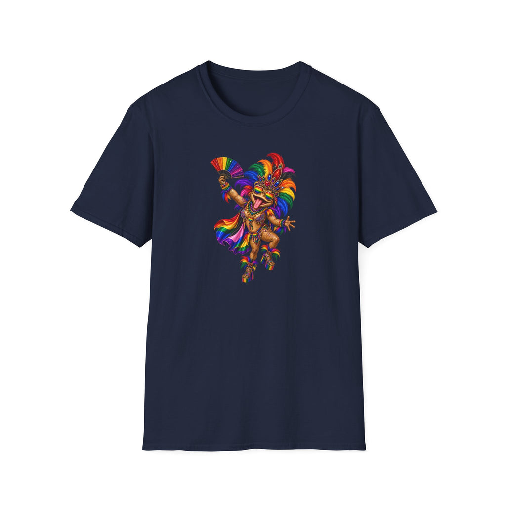 T-shirt unisex Madigras Toad Softstyle
