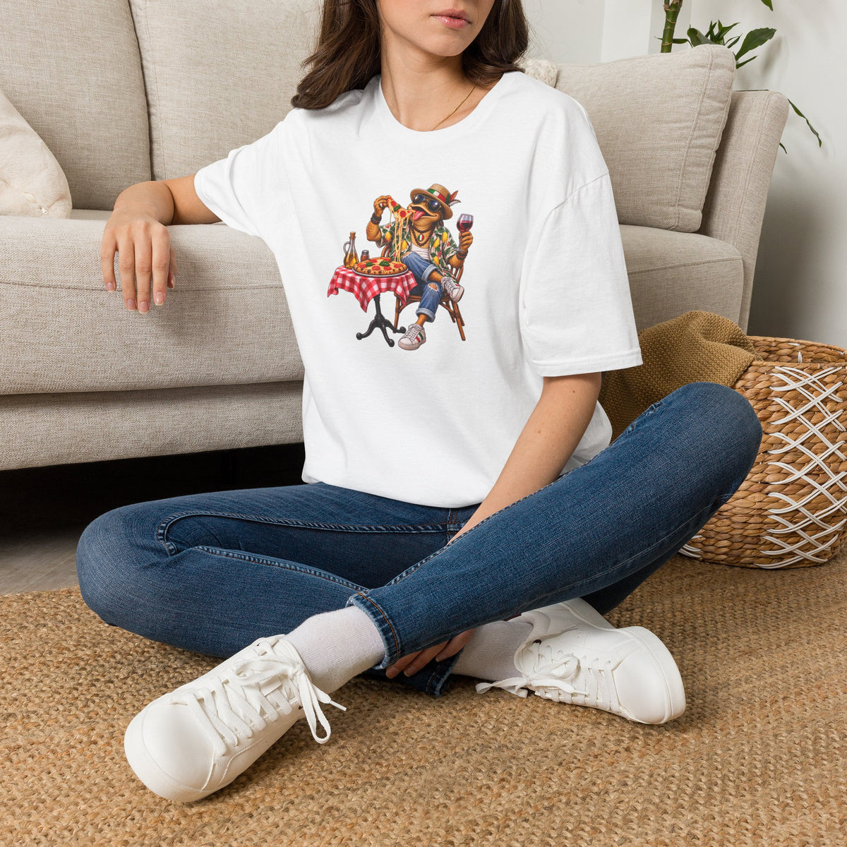 Italian Pizza Toad Unisex Softstyle T-Shirt
