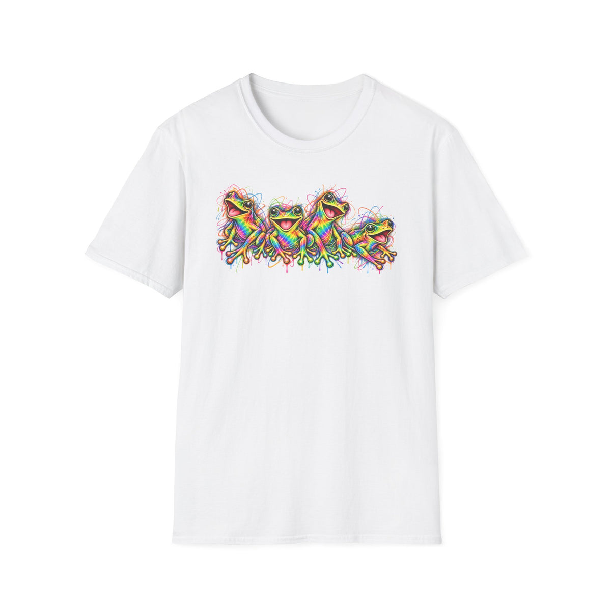 Tie dye Toads Unisex Softstyle T-Shirt