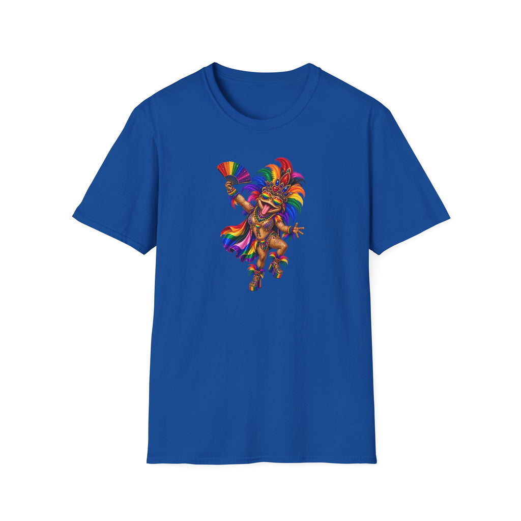 T-shirt unisex Madigras Toad Softstyle