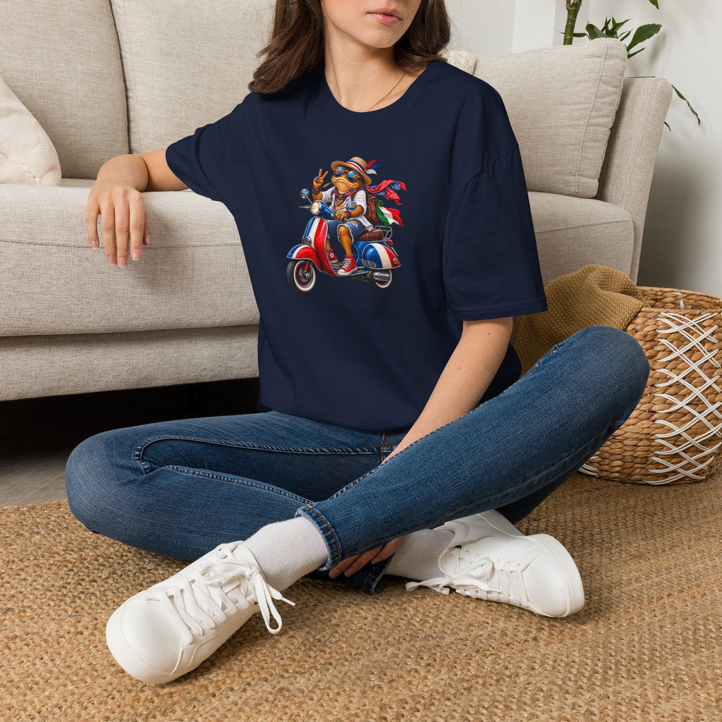 Italian Toad on Scooter Unisex Softstyle T-Shirt