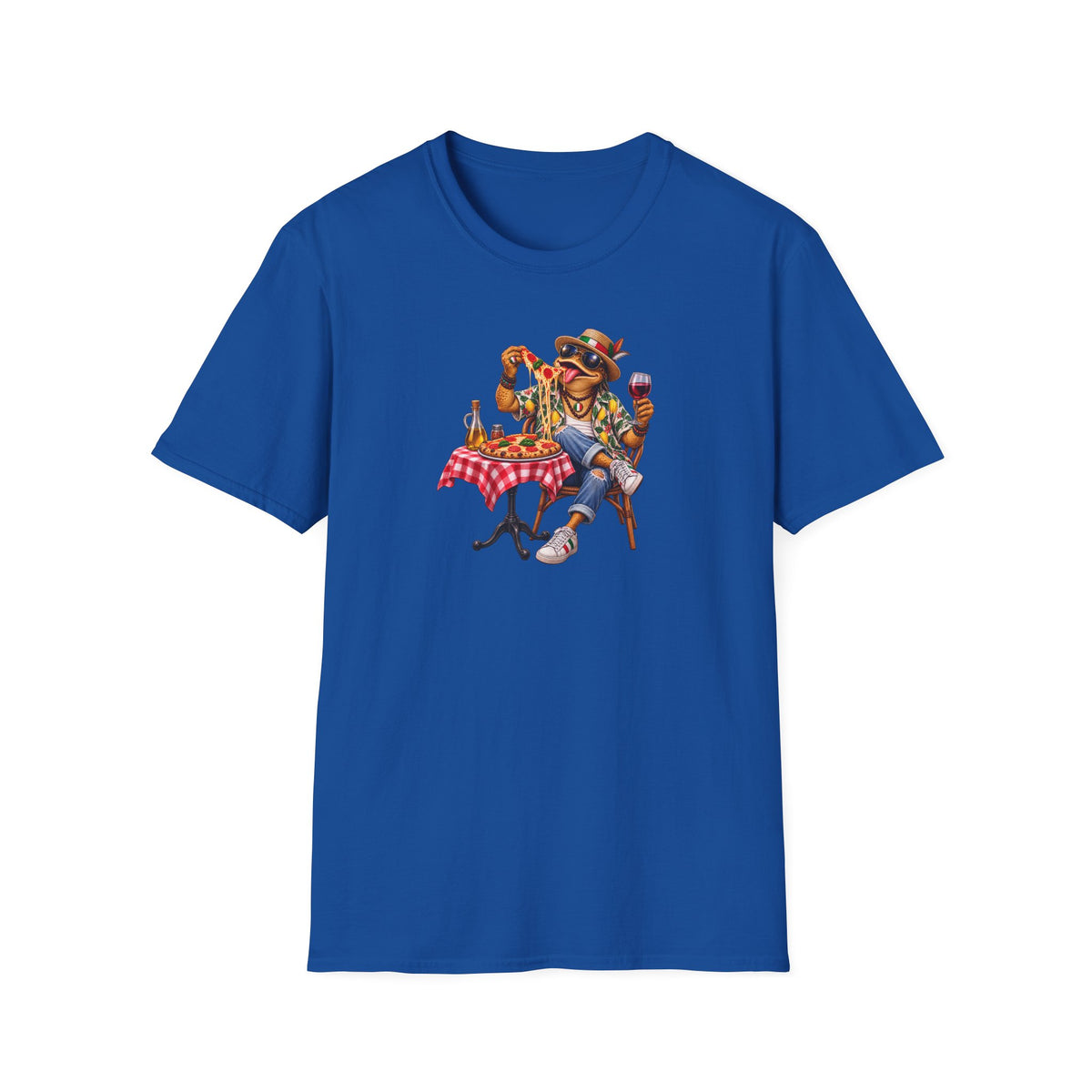 Italian Pizza Toad Unisex Softstyle T-Shirt