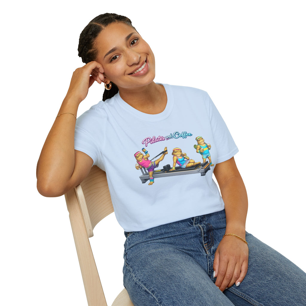 Pilates & Coffee Toads Unisex Softstyle T-Shirt