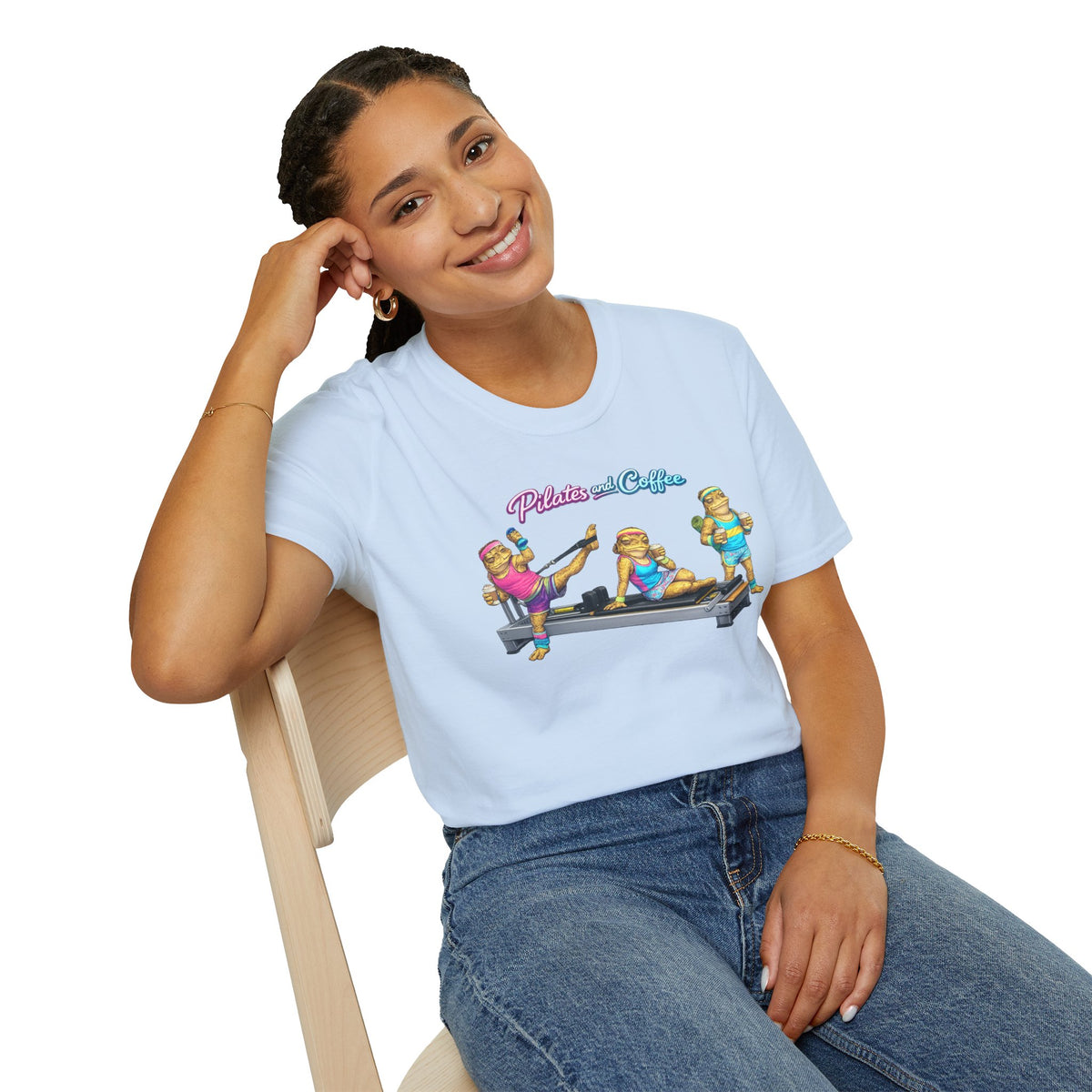 Pilates & Coffee Toads Unisex Softstyle T-Shirt