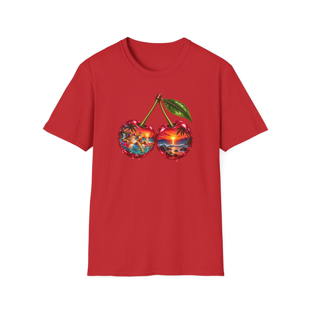 Cherry Toad holiday  Unisex Softstyle T-Shirt