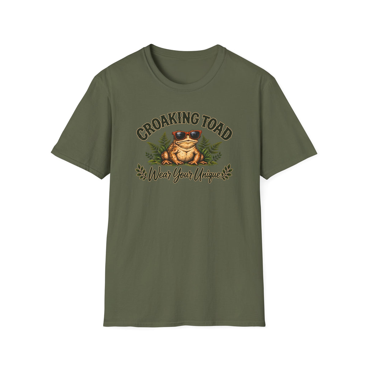Wear Your Unique Croaking Toad T-Shirt