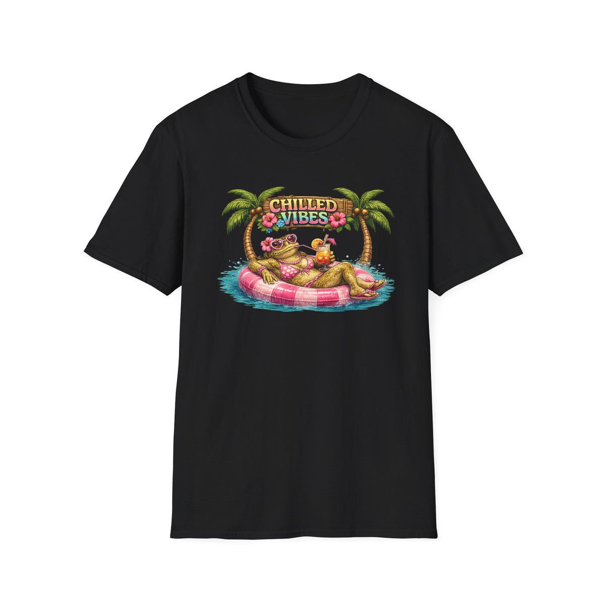 Chilled Vibes Toad Unisex Softstyle T-Shirt