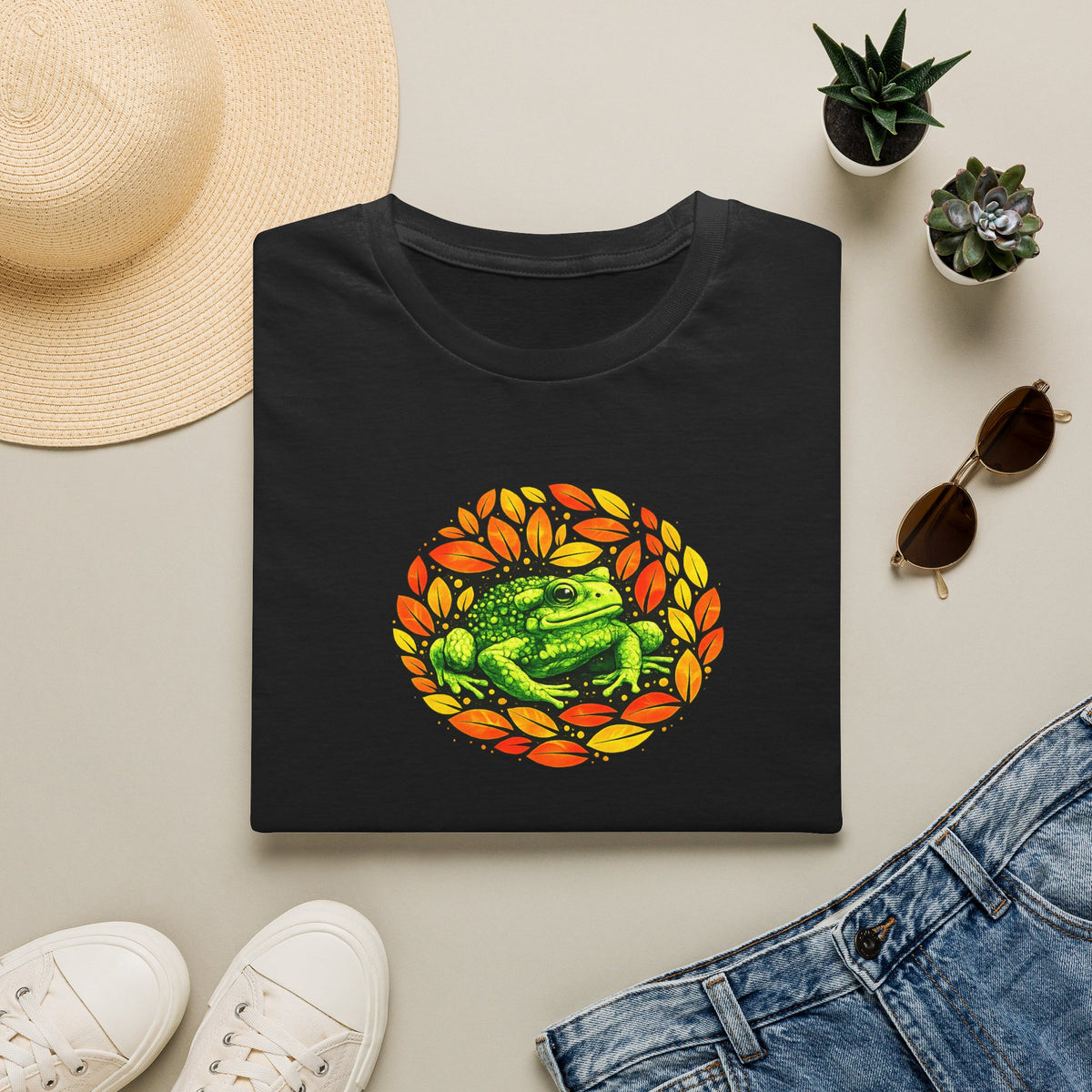 Leafy Toad Unisex Softstyle T-Shirt