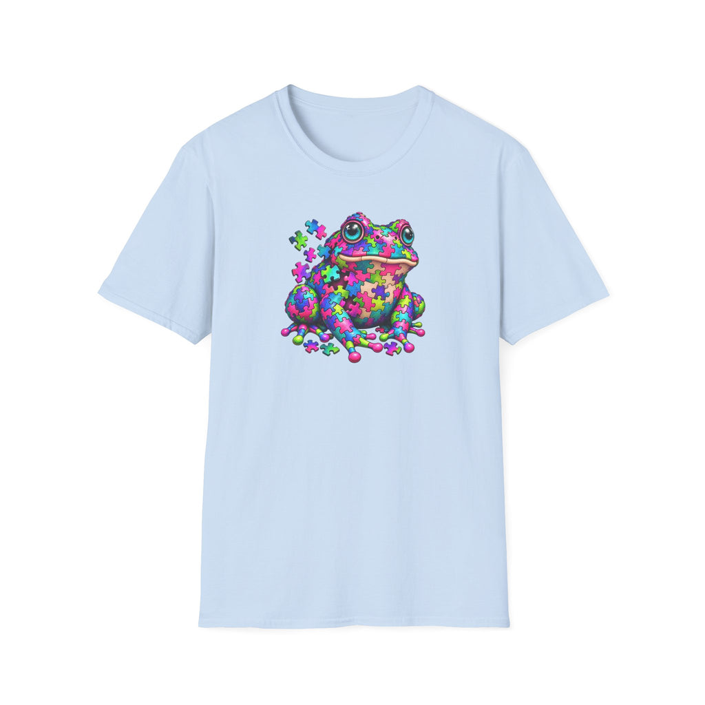 Puzzled Toad multicolored Unisex Softstyle T-Shirt