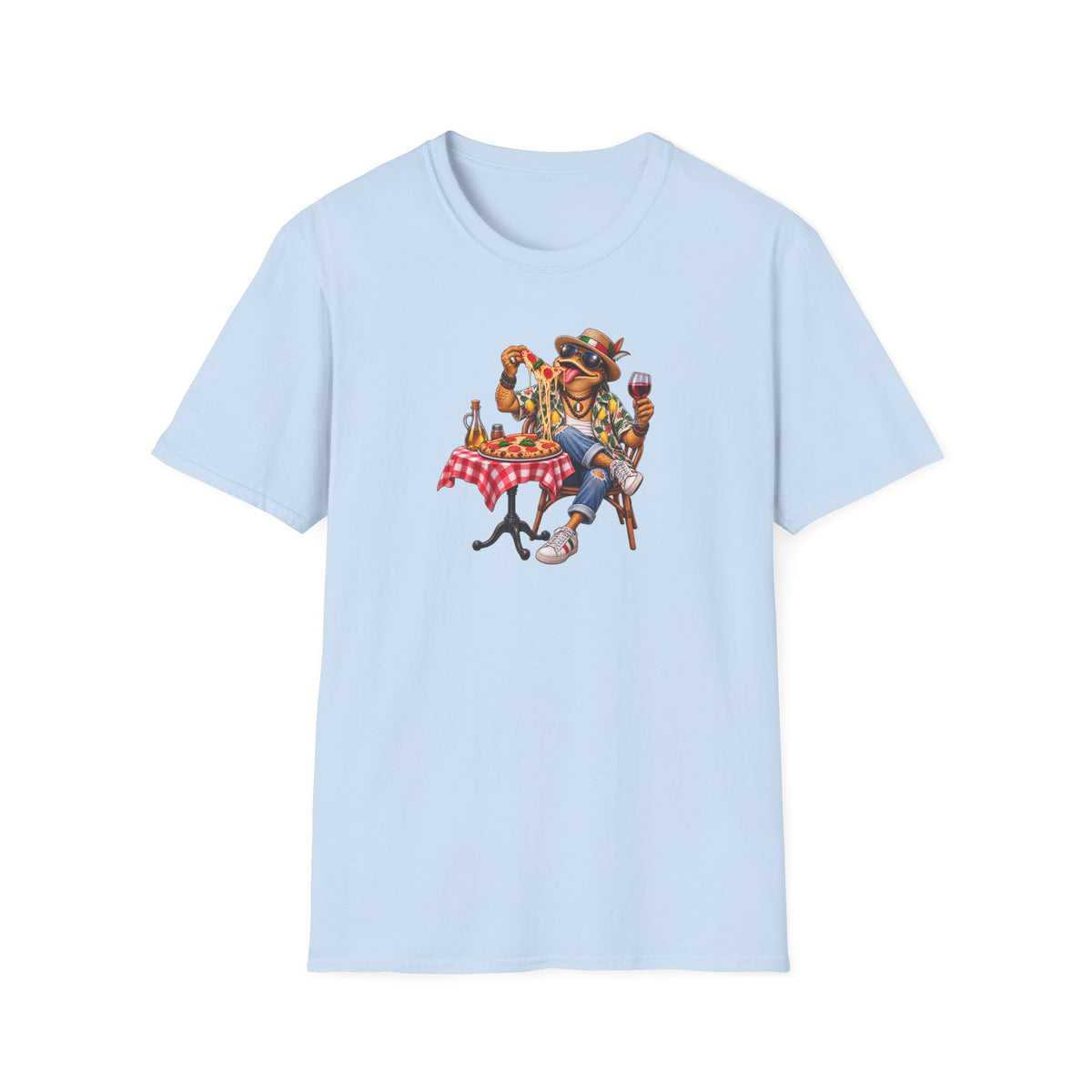Italian Pizza Toad Unisex Softstyle T-Shirt