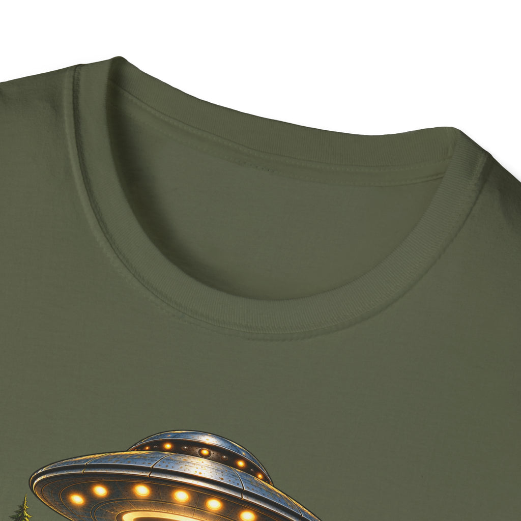 Alien & Toad UFO T-Shirt – Funny Extraterrestrial Graphic Tee