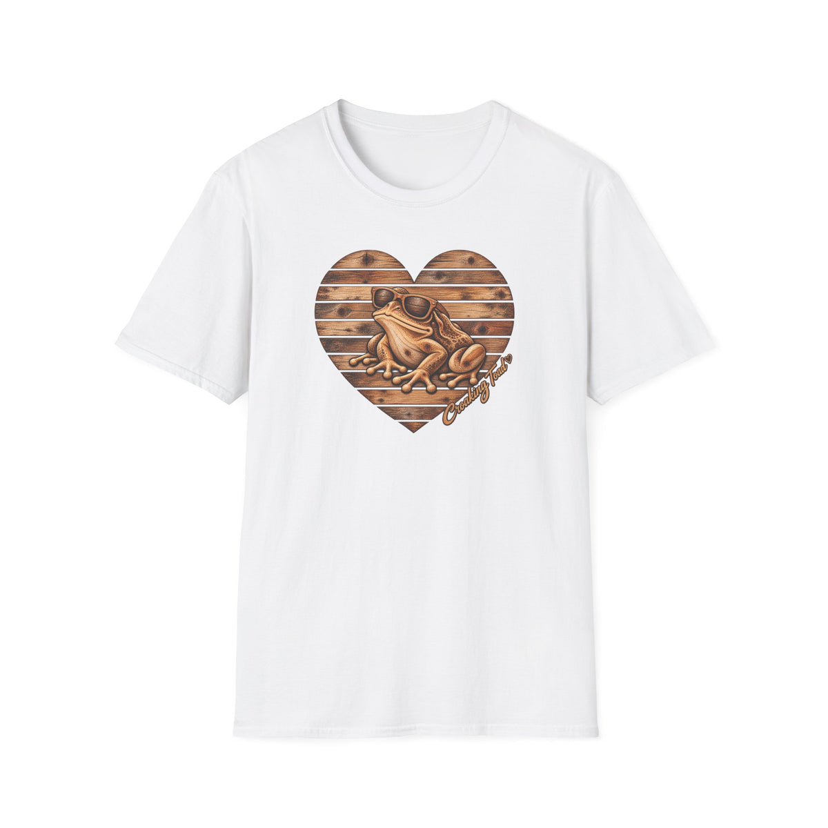 Wooden heart - Croaking Toad  T-Shirt