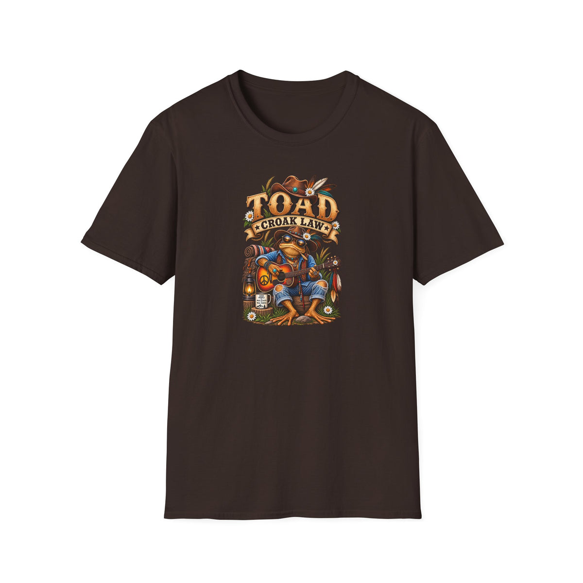 Unisex Softstyle T-Shirt „Toad Croak Law“