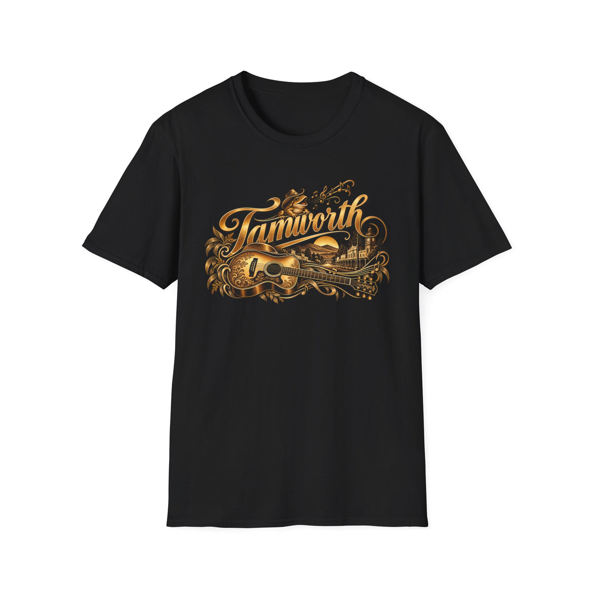 Tamworth Golden Guitar Country T-Shirt | Croaking Toad