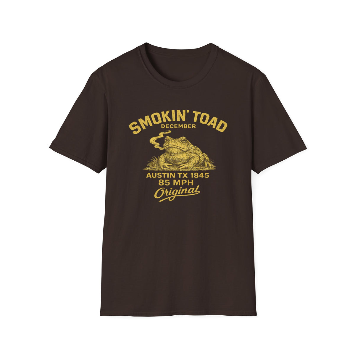 Smokin Toad Austin TX 1845 Unisex Softstyle T-Shirt