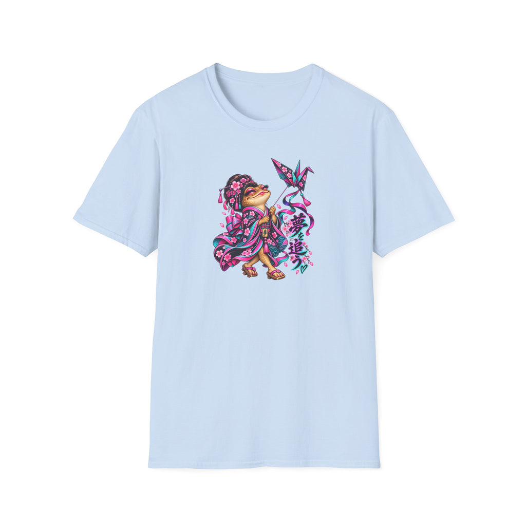 Kite Flying Toad Unisex Softstyle T-Shirt