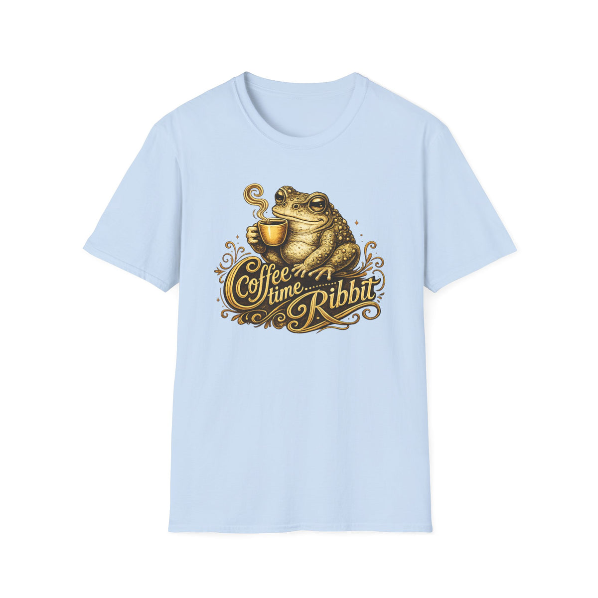 Coffee time Ribbit Unisex Softstyle T-Shirt