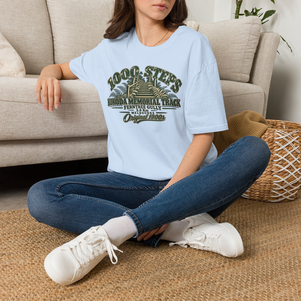 1000 Steps Kokoda Memorial track - Unisex Softstyle T-Shirt