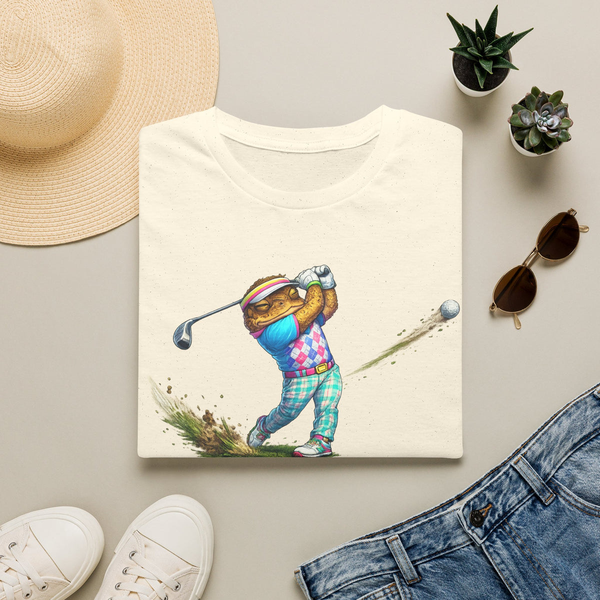 Golf Pro Toad Unisex Softstyle T-Shirt