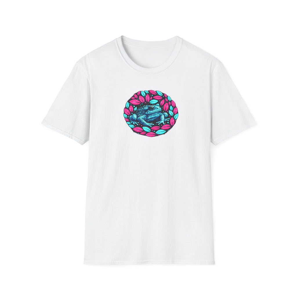 Unisex Softstyle T-Shirt „Blättrige Kröte“