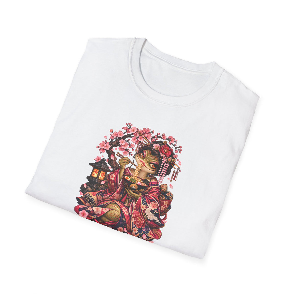 Cherry Blossom Toad Unisex Softstyle T-Shirt
