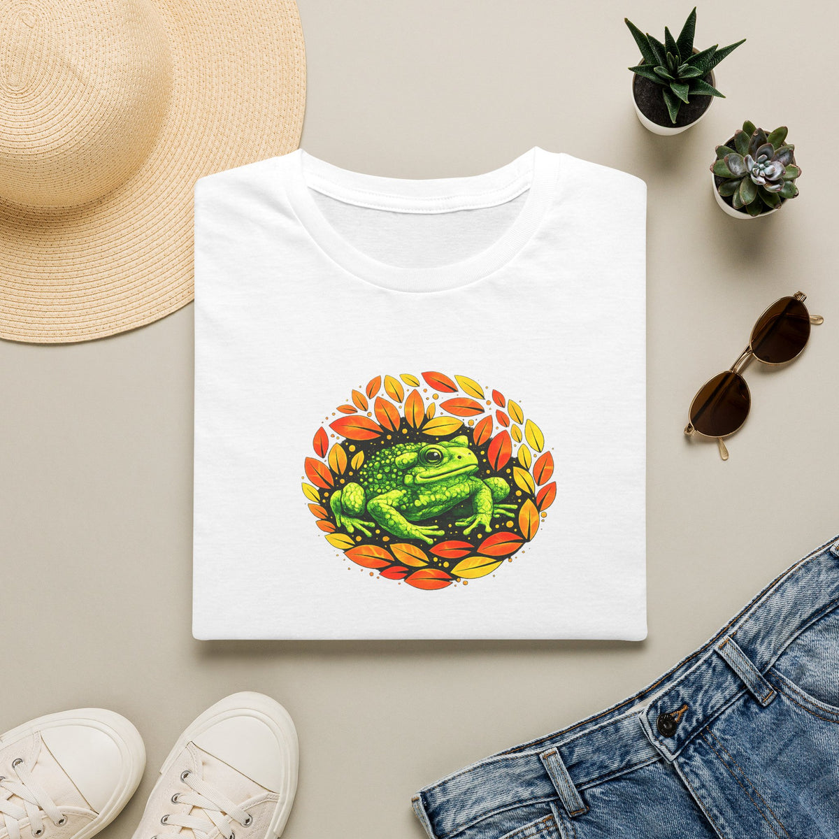 Leafy Toad Unisex Softstyle T-Shirt