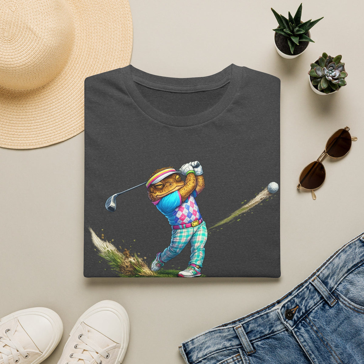 Golf Pro Toad Unisex Softstyle T-Shirt