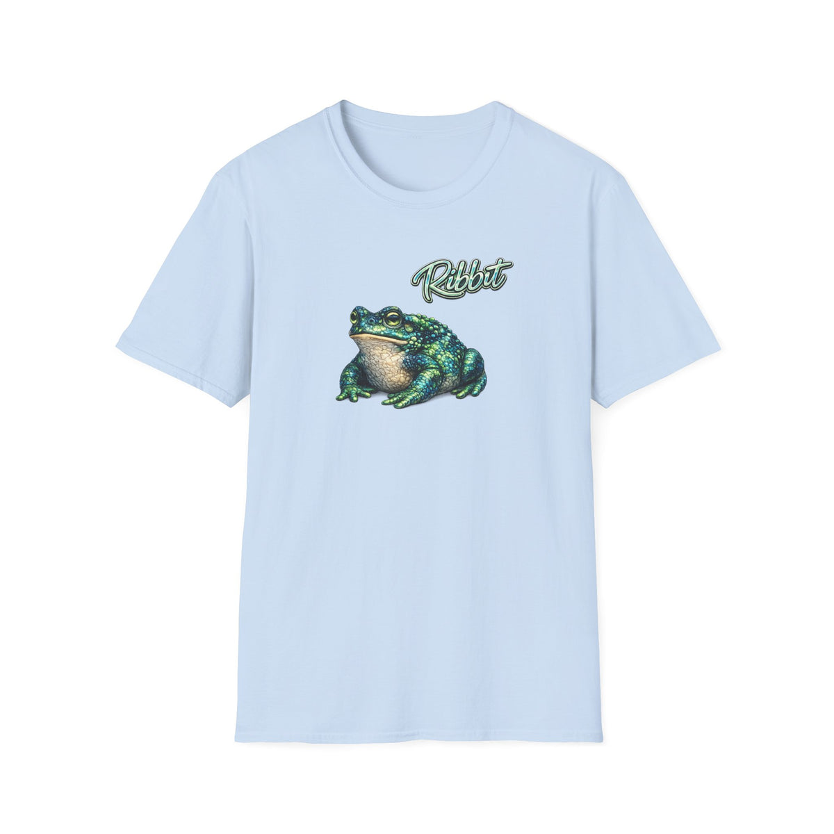 Ribbit-Grün Unisex Softstyle T-Shirt