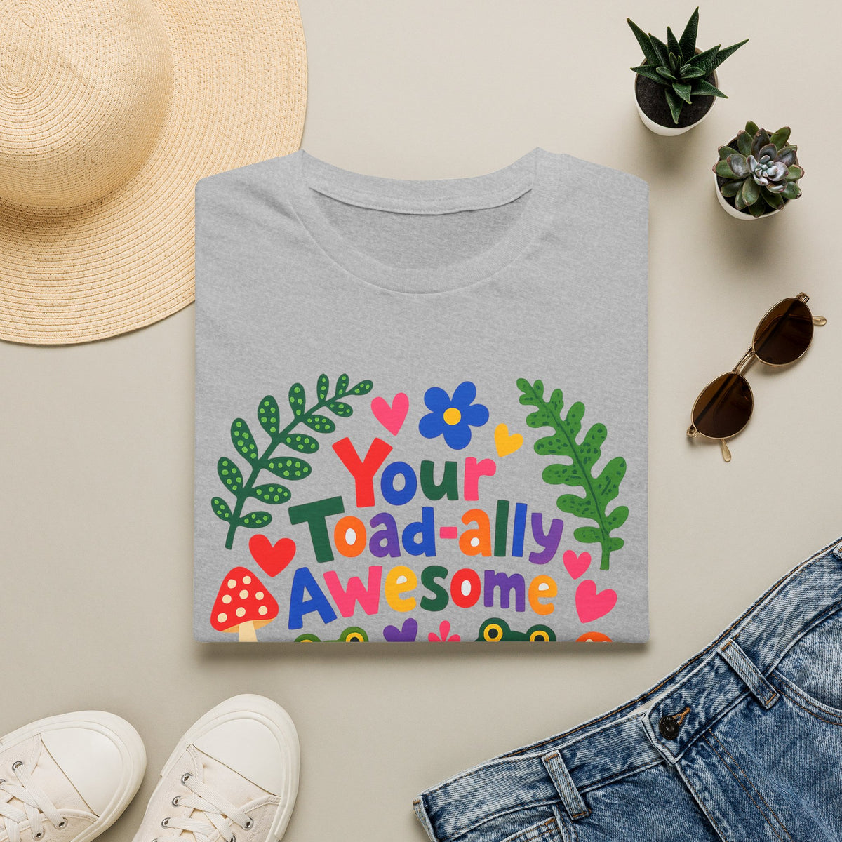 La tua T-shirt unisex "Toad-ally Awesome" in Softstyle