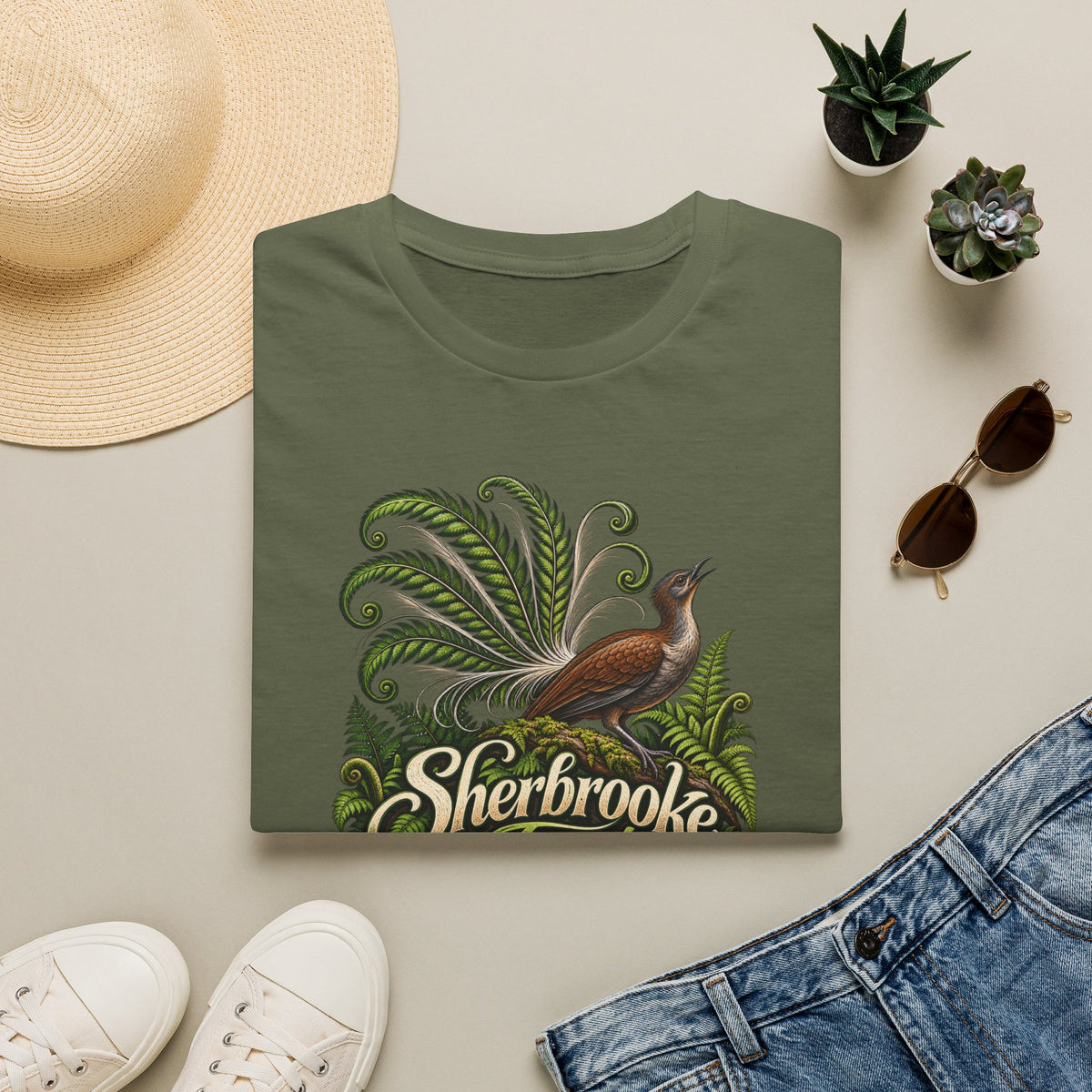 Sherbrooke Forest Lyrebird Unisex Softstyle T-Shirt