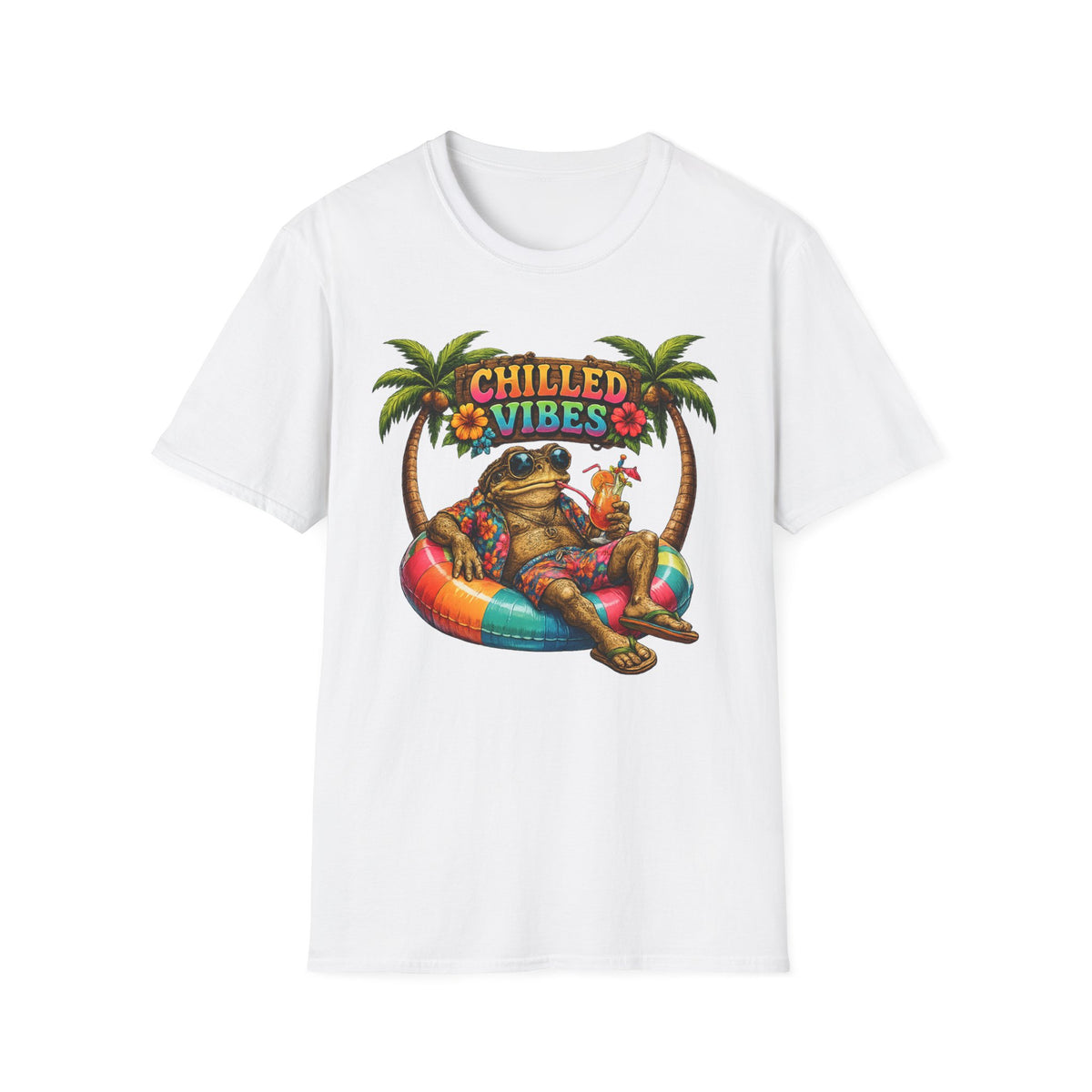 Chilled Vibes Toad Unisex Softstyle T-Shirt
