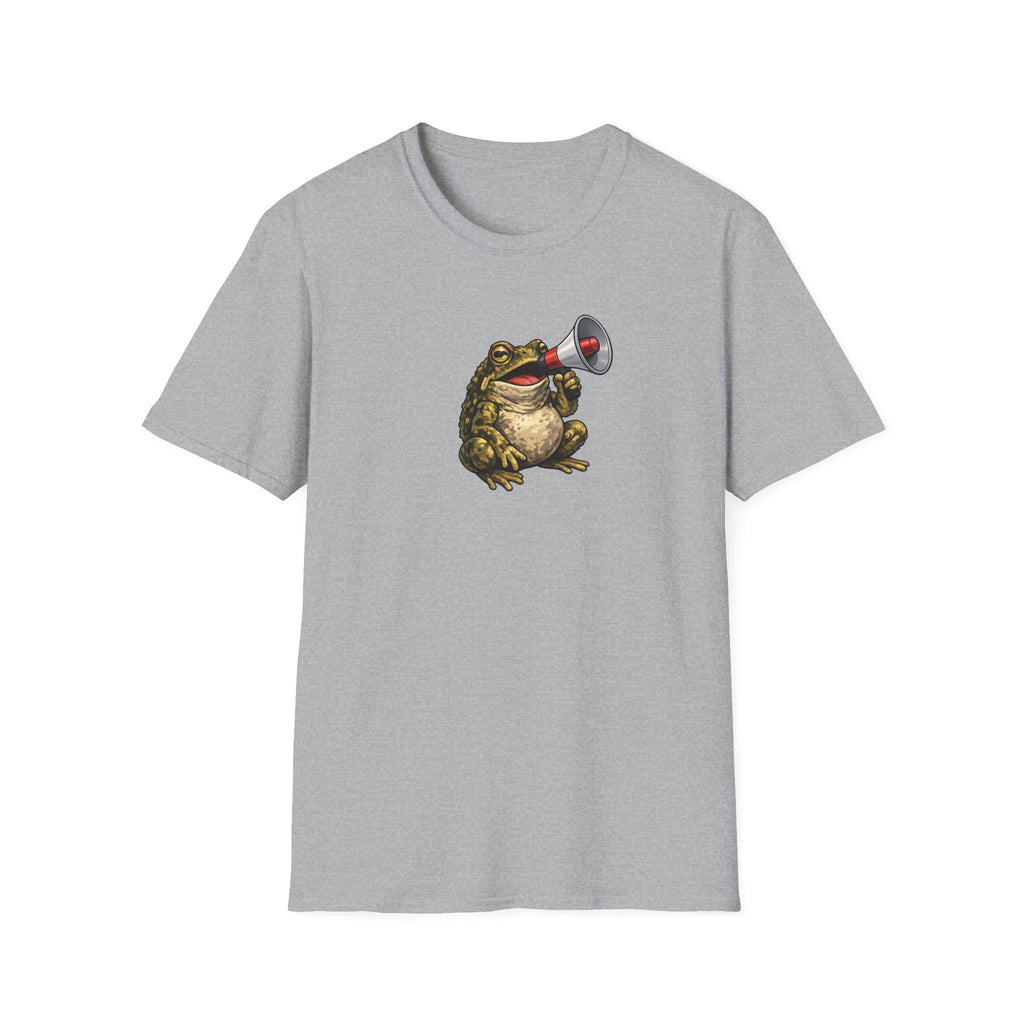 T-shirt girocollo unisex Megaphone Toad Softstyle
