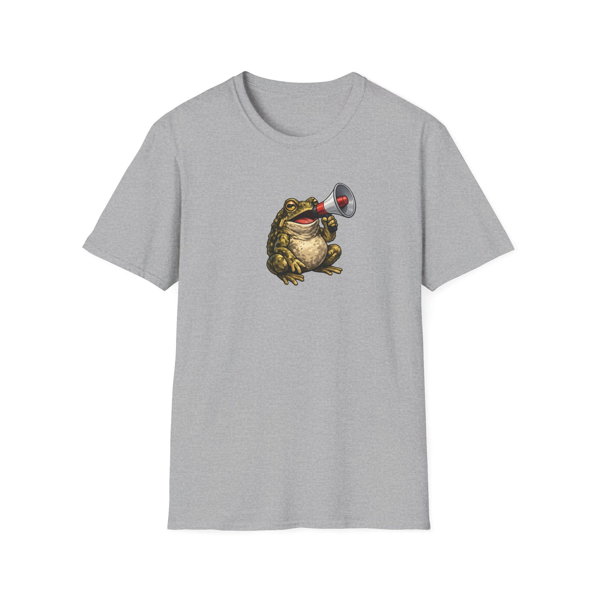 T-shirt girocollo unisex Megaphone Toad Softstyle