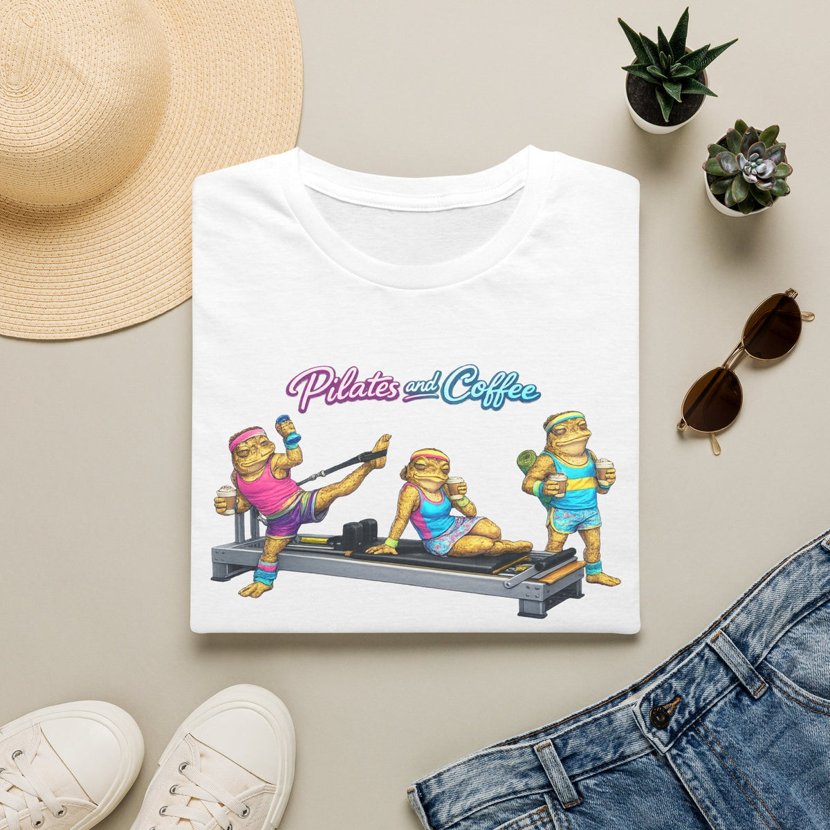 Pilates & Coffee Toads Unisex Softstyle T-Shirt