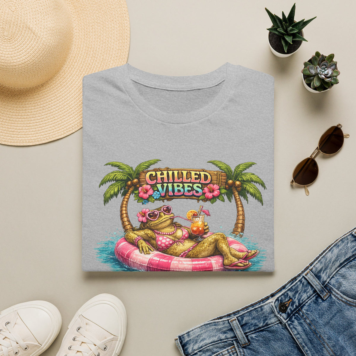 Chilled Vibes Toad Unisex Softstyle T-Shirt