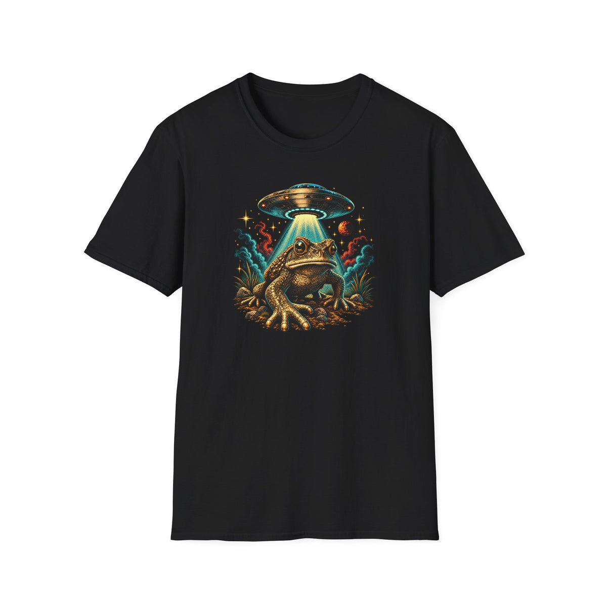 UFO Toad T-Shirt | Funny UFO & Toad Graphic Tee