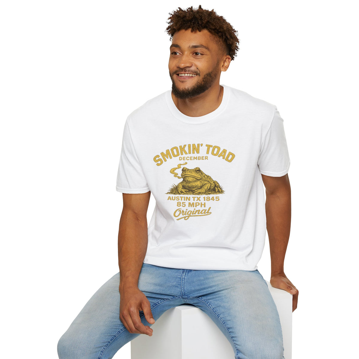 Smokin Toad Austin TX 1845 Unisex Softstyle T-Shirt