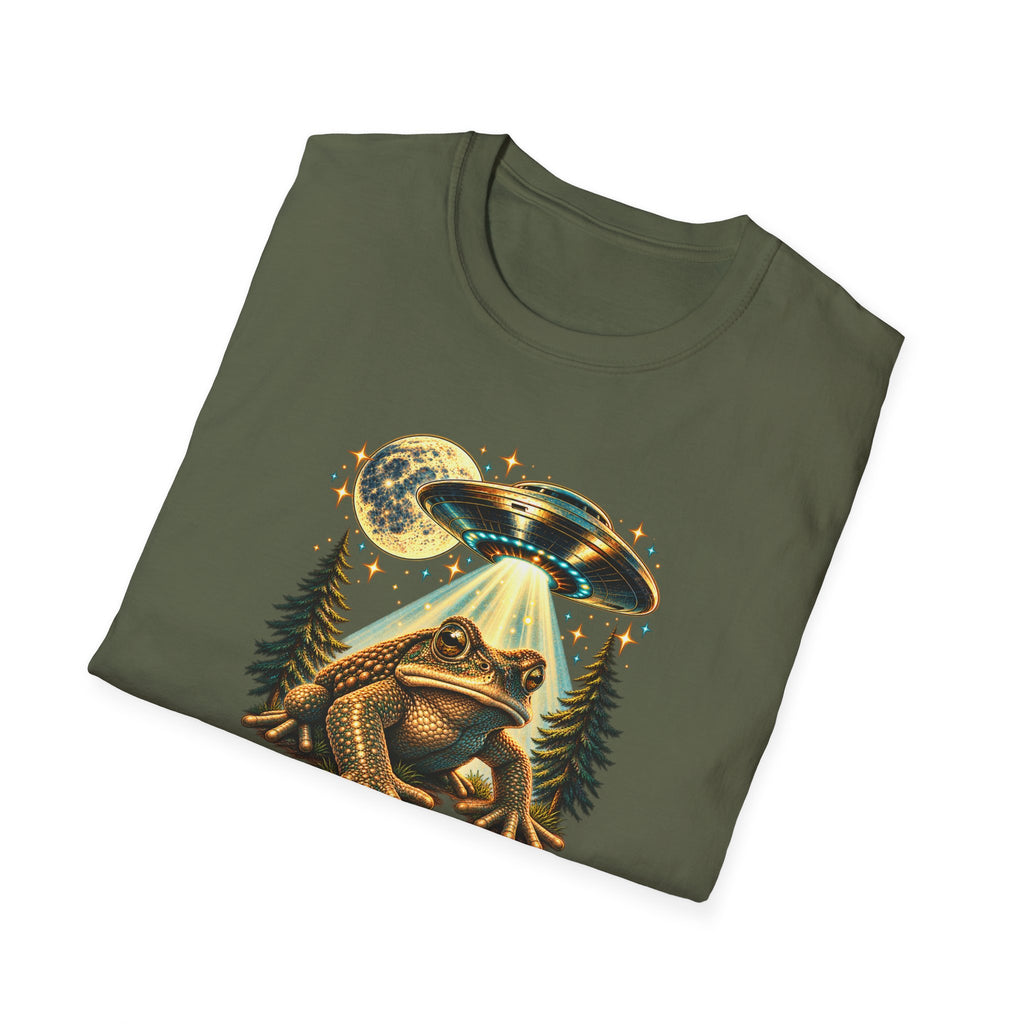 UFO Toad T-Shirt – Funny UFO & Space Graphic Tee