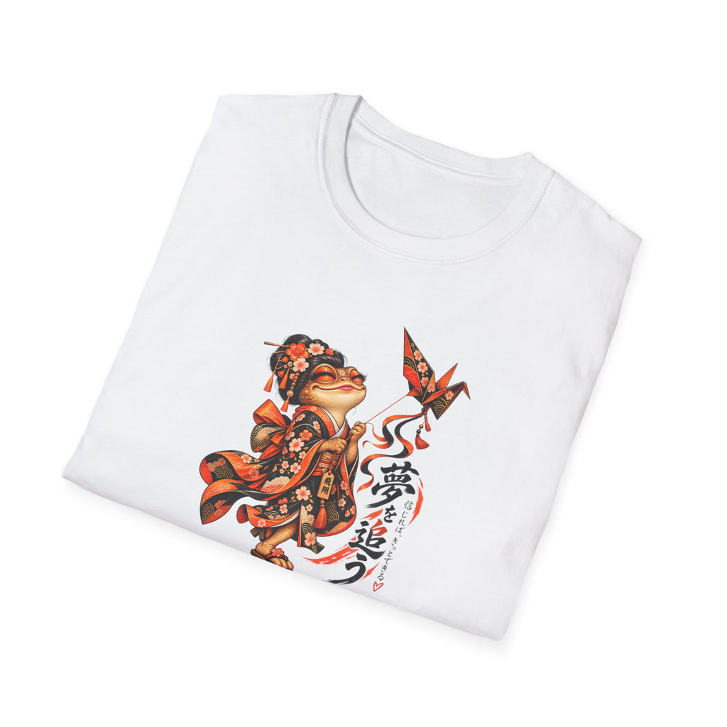 Kite Flying Toad Unisex Softstyle T-Shirt