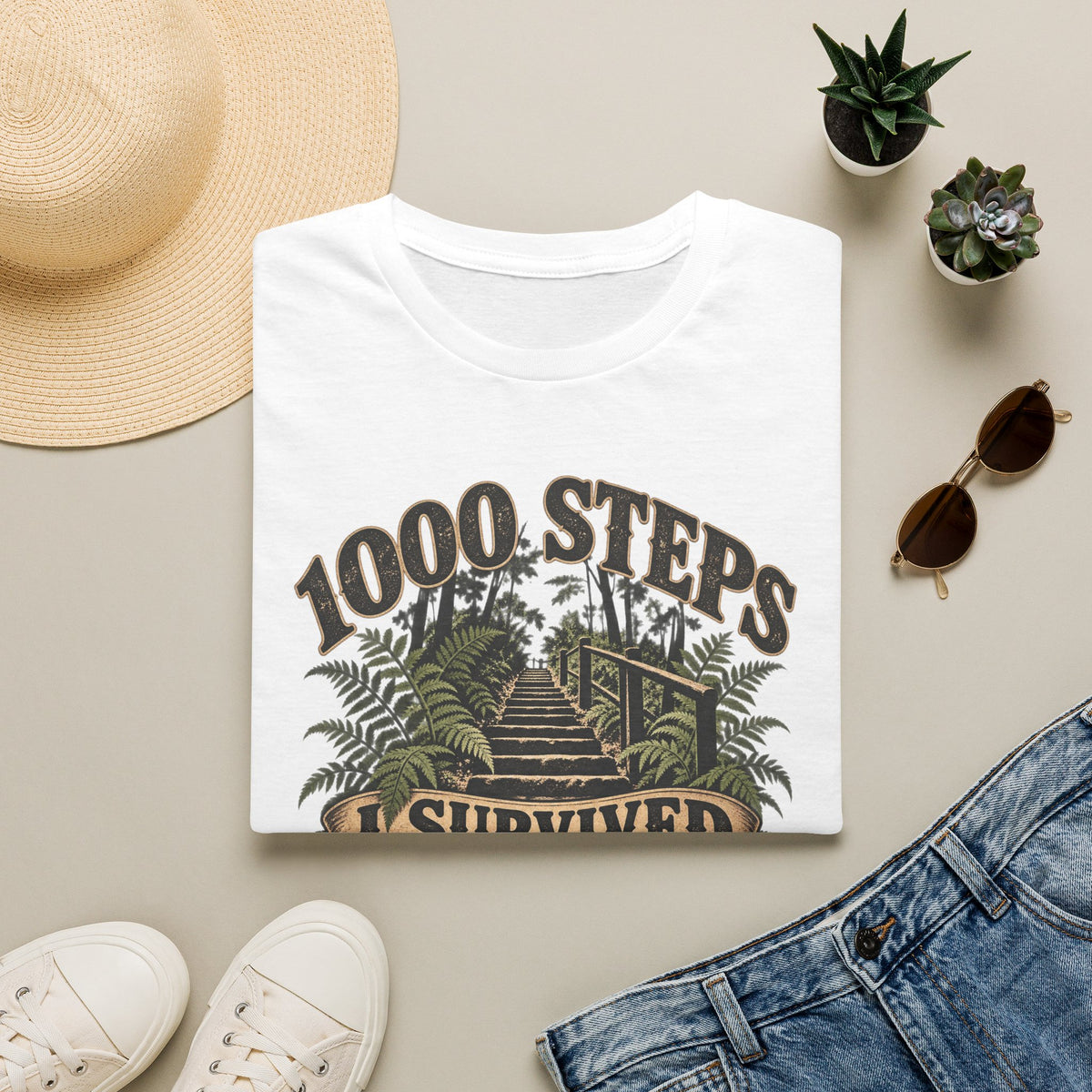 1000 Steps - I survived Kokoda Track FTG Melbourne Unisex Softstyle T-Shirt