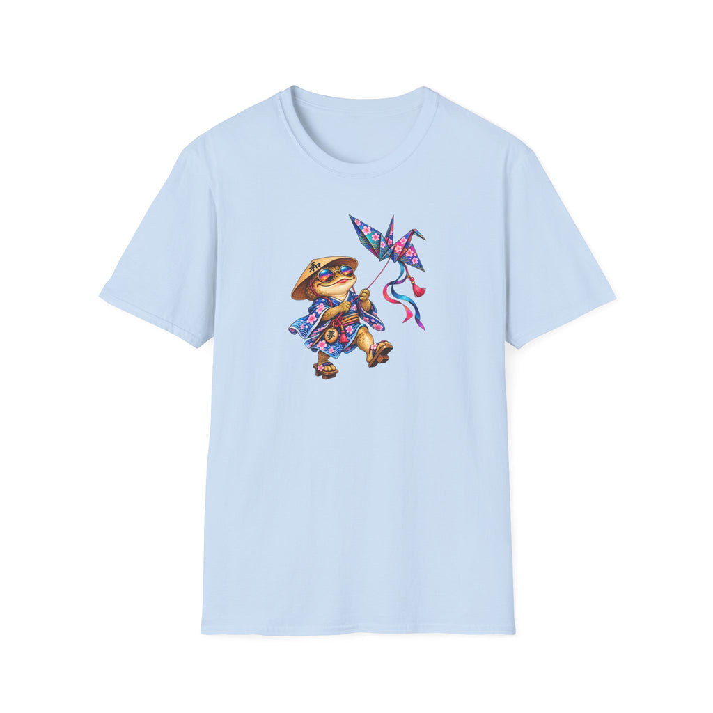 Kite Flying Toad Unisex Softstyle T-Shirt
