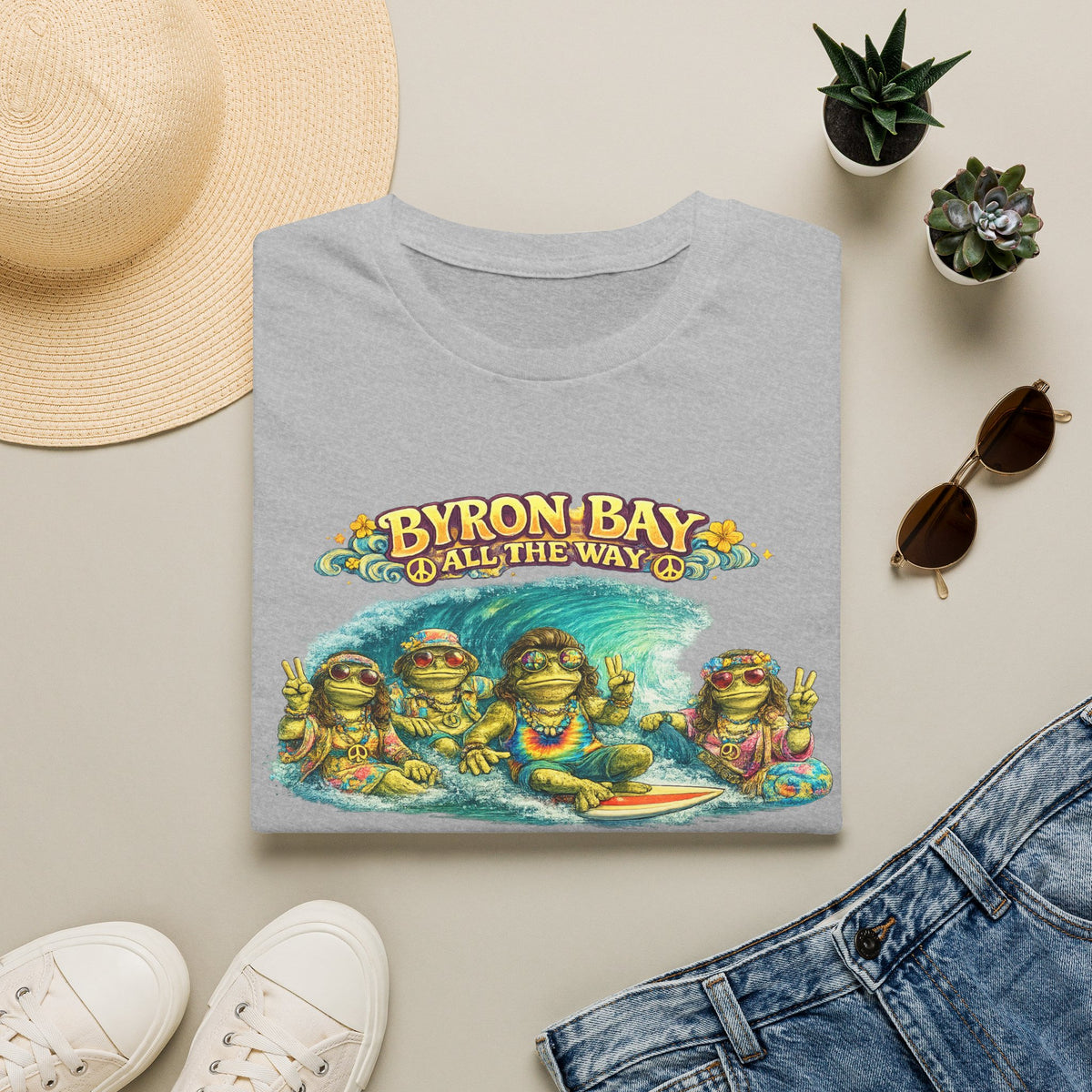 Byron Bay All The Way Unisex Softstyle T-Shirt