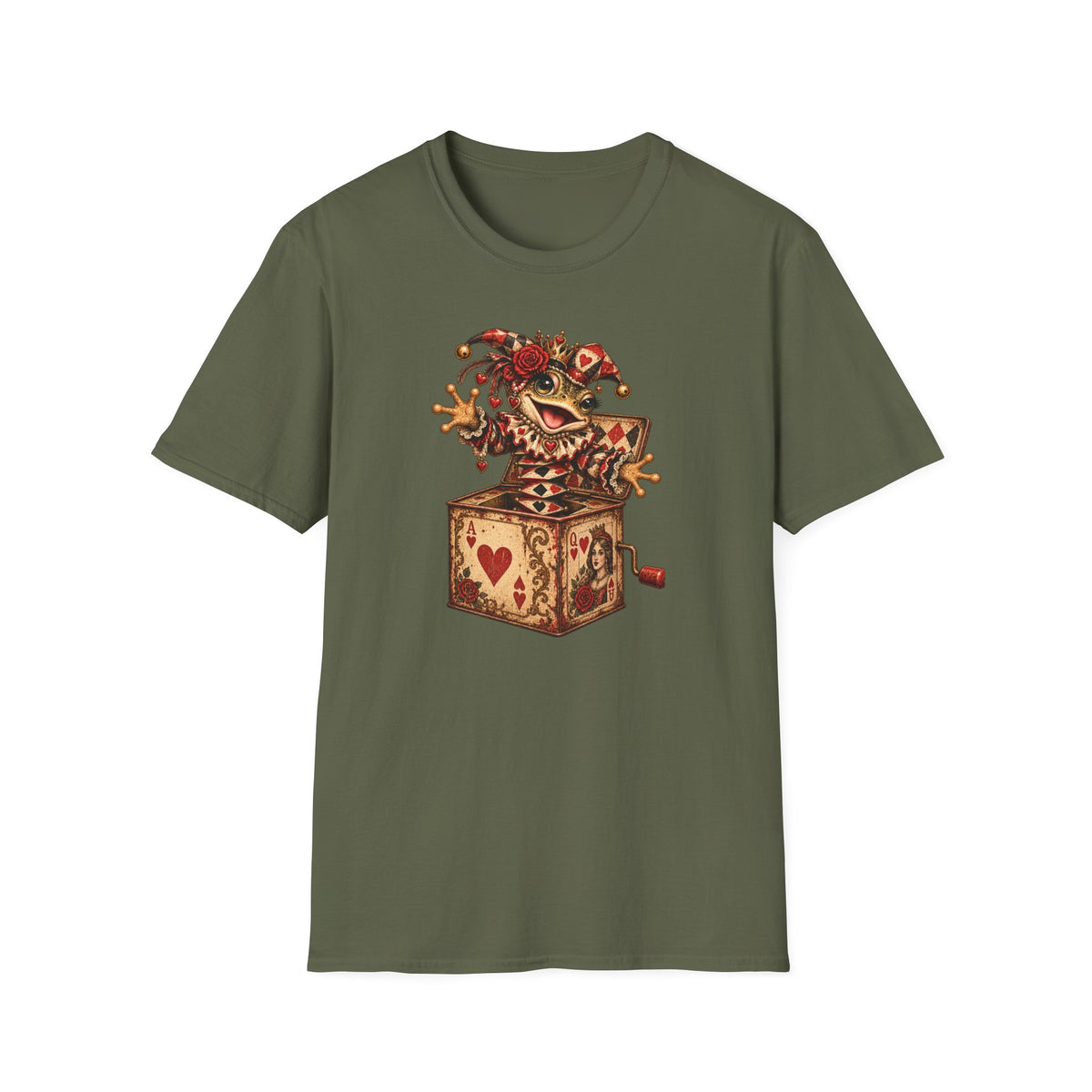 Joker of Hearts - Jack in the Box Toad T-Shirt