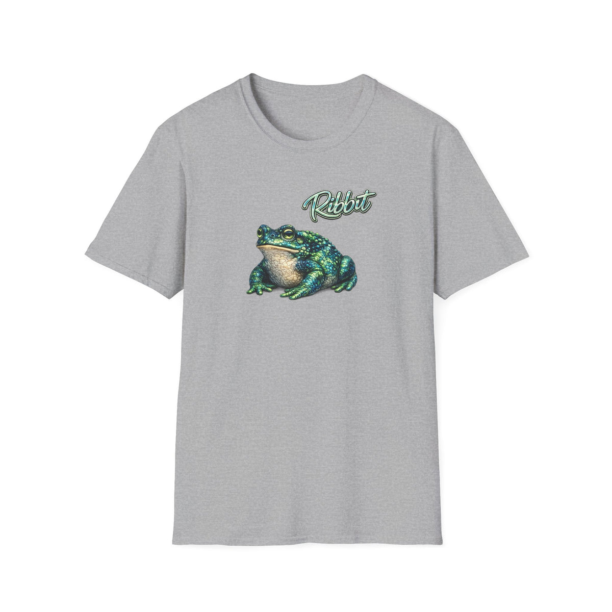 Ribbit-Grün Unisex Softstyle T-Shirt
