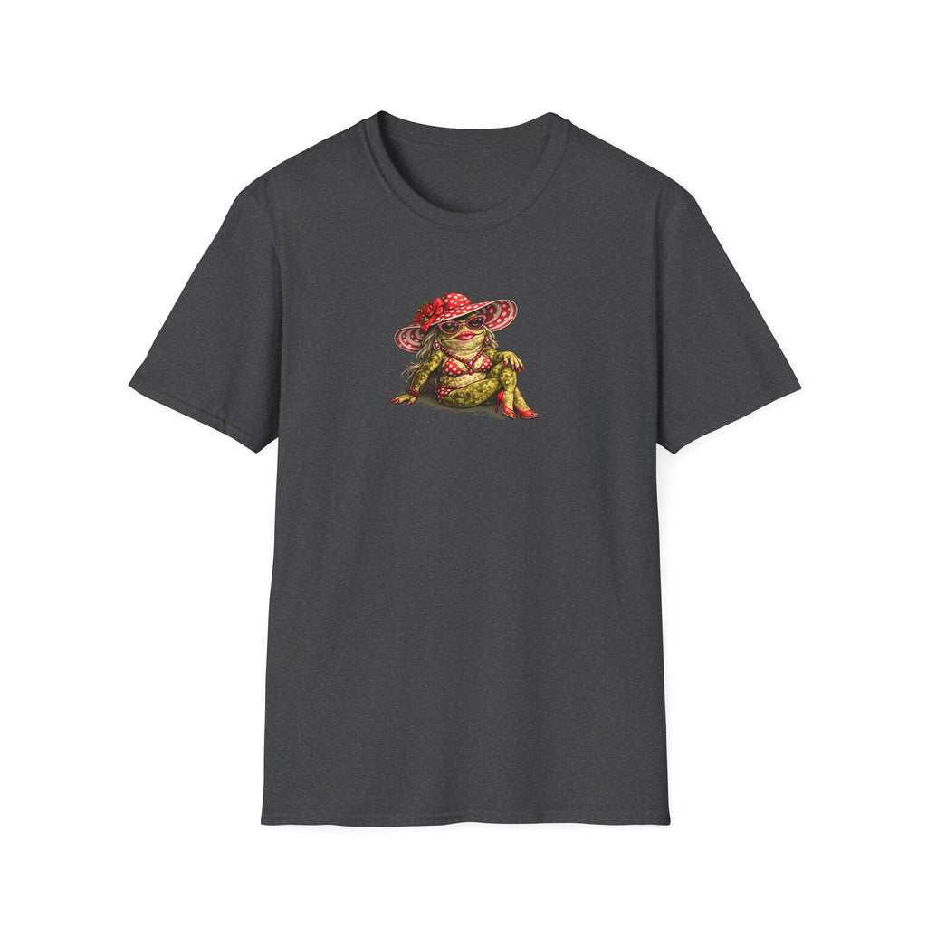 Toadella red polka dot Unisex Softstyle T-Shirt