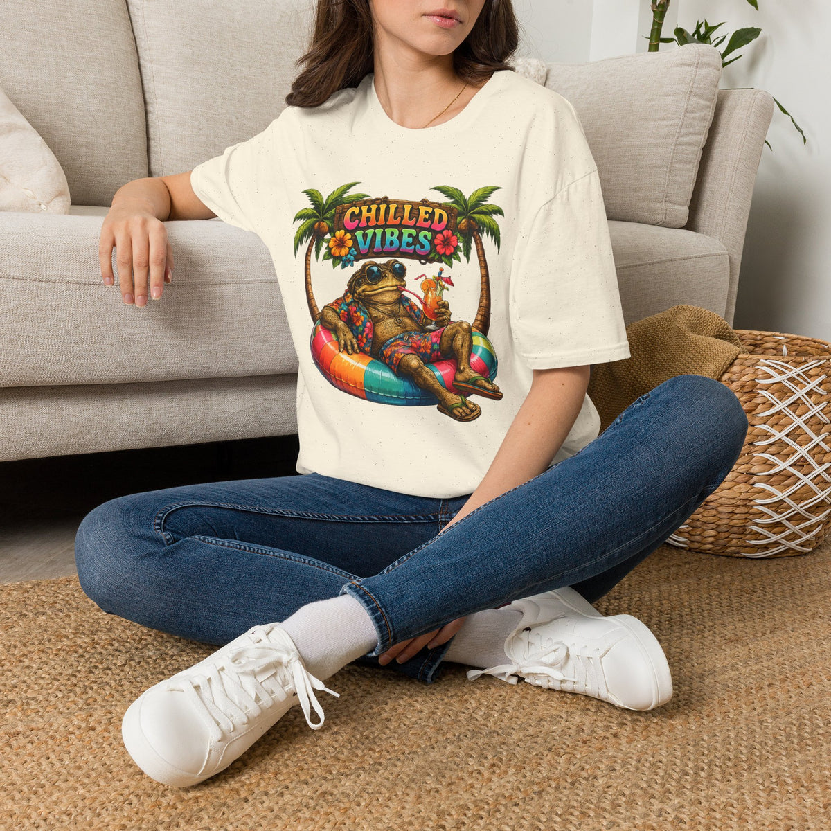 Chilled Vibes Toad Unisex Softstyle T-Shirt