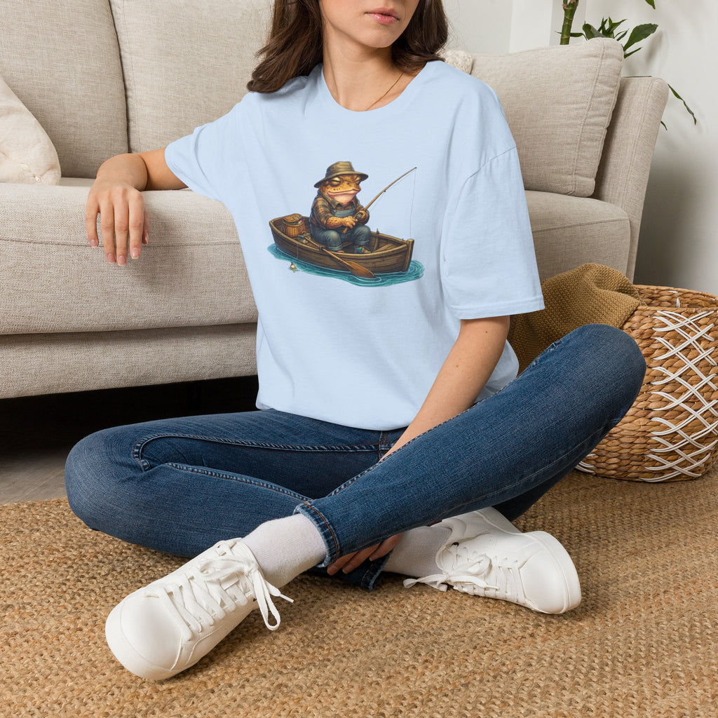Gone Fishing Toad Unisex Softstyle T-Shirt